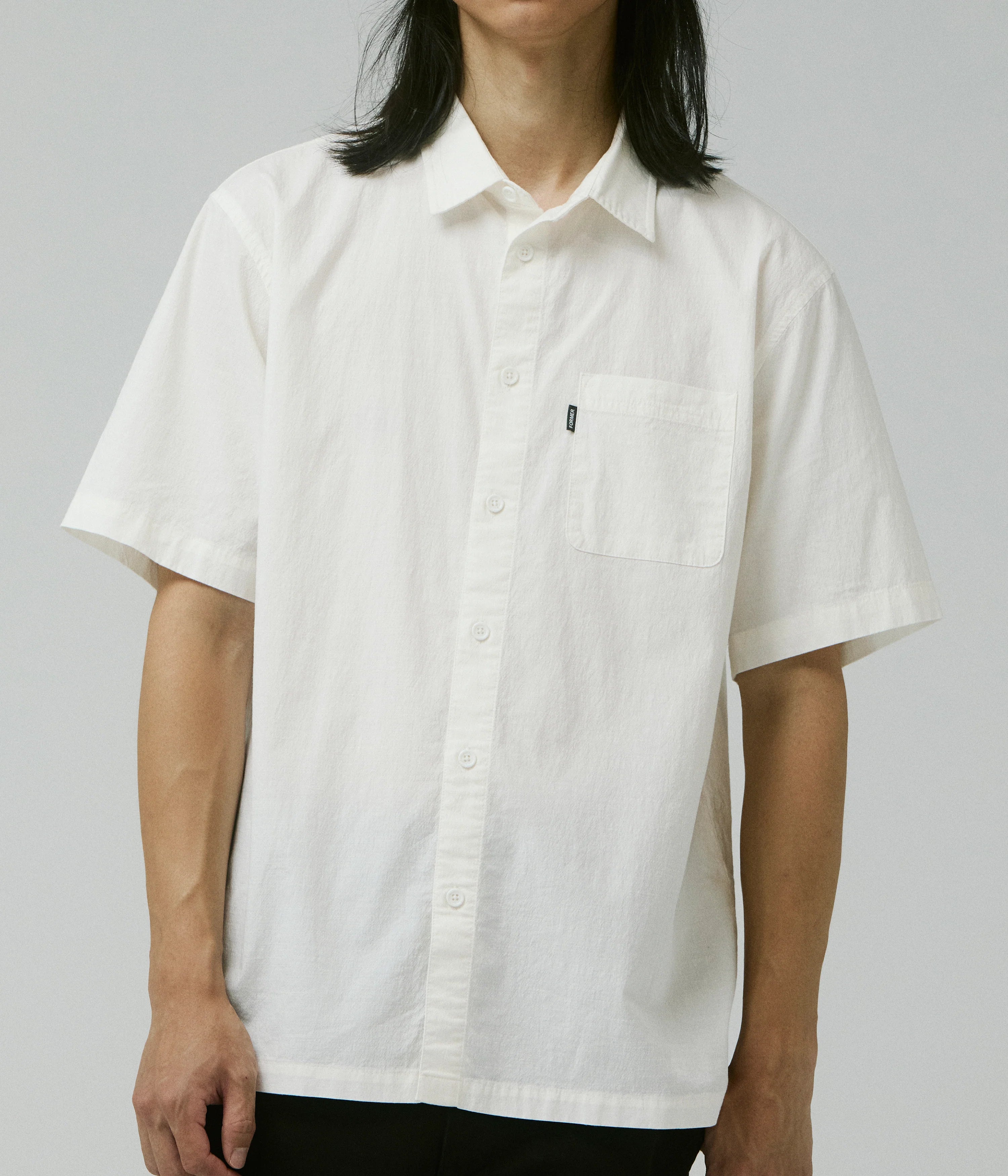 Former Legacy Short Sleeve Shirt in Bone