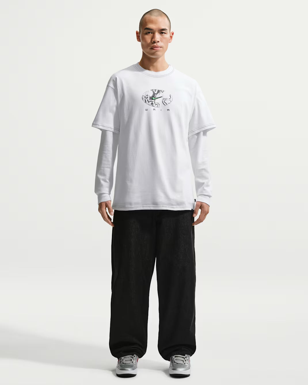 Nike SB Wair Max Skate T-Shirt in White