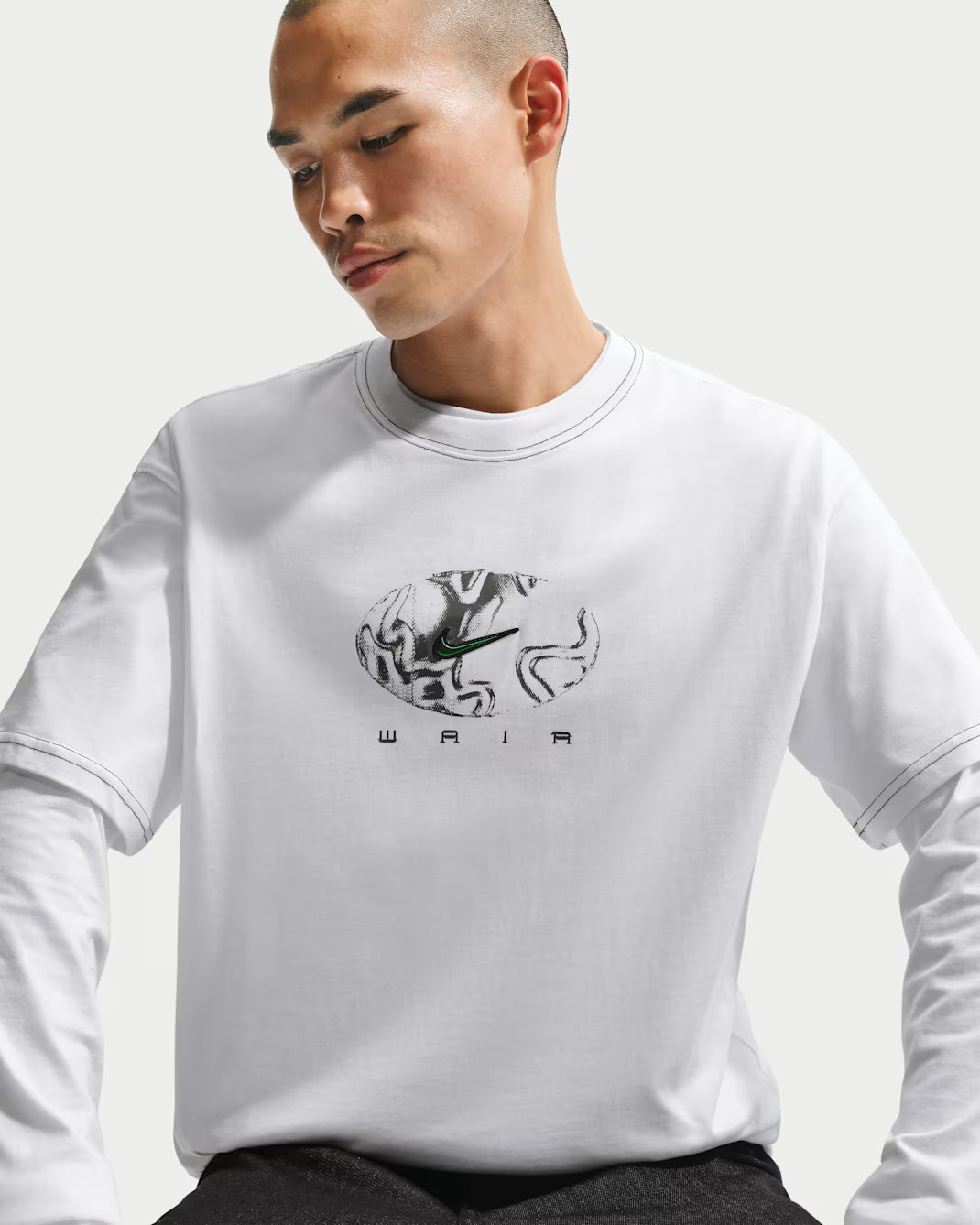 Nike SB Wair Max Skate T-Shirt in White