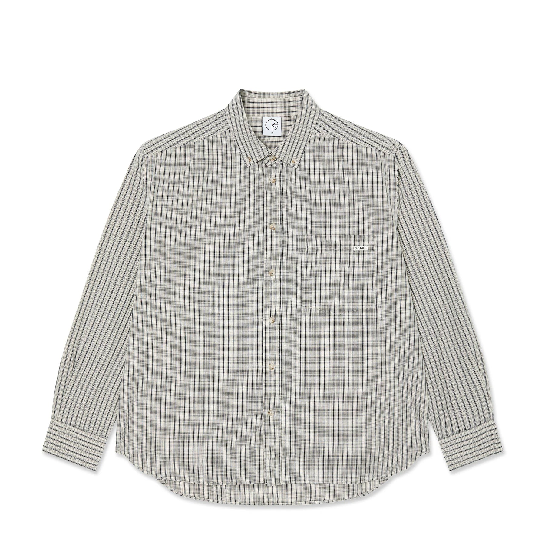 Polar Ben Longsleeve Shirt in Ivory Check