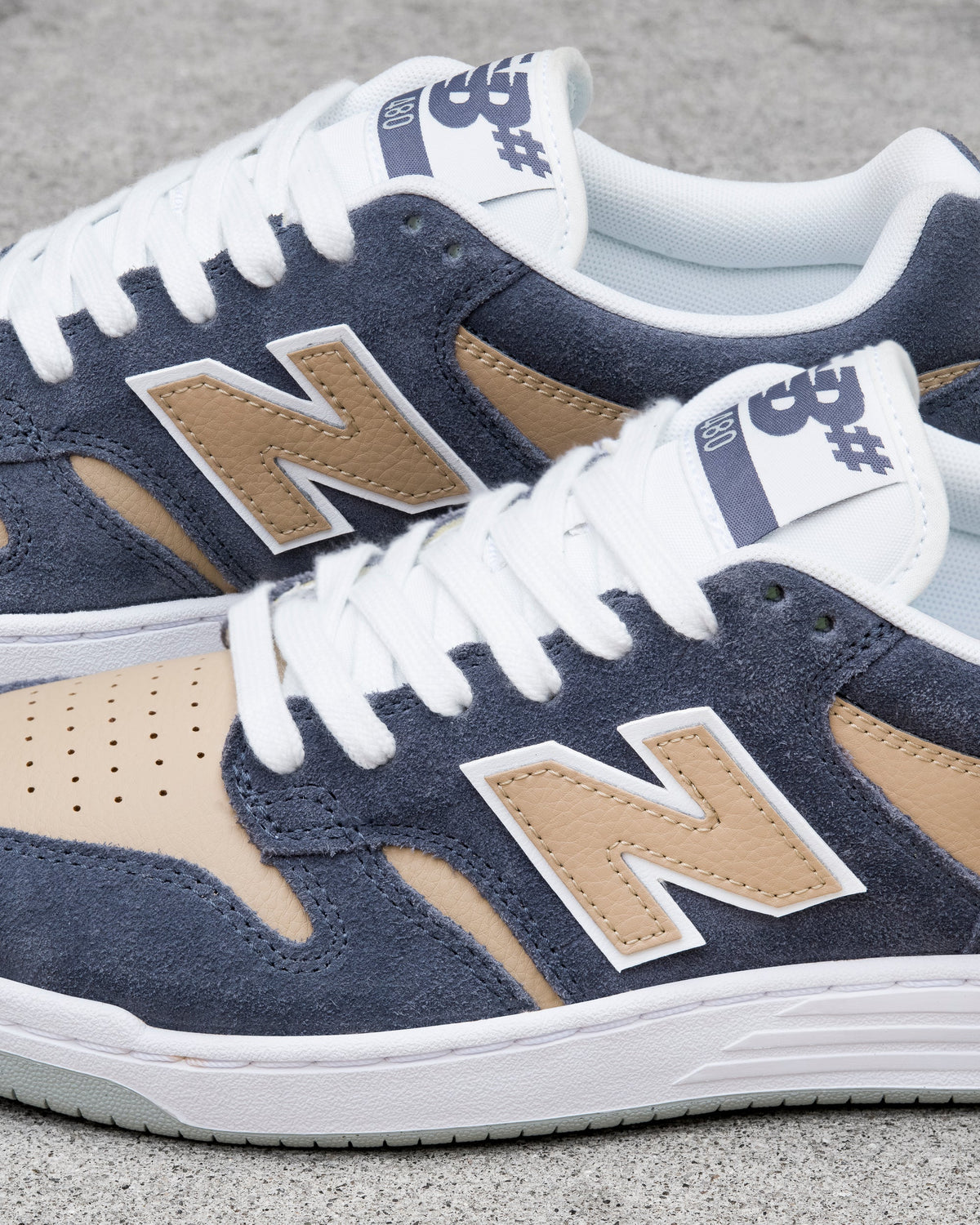 New Balance Numeric 480 in Meteorite/Tan