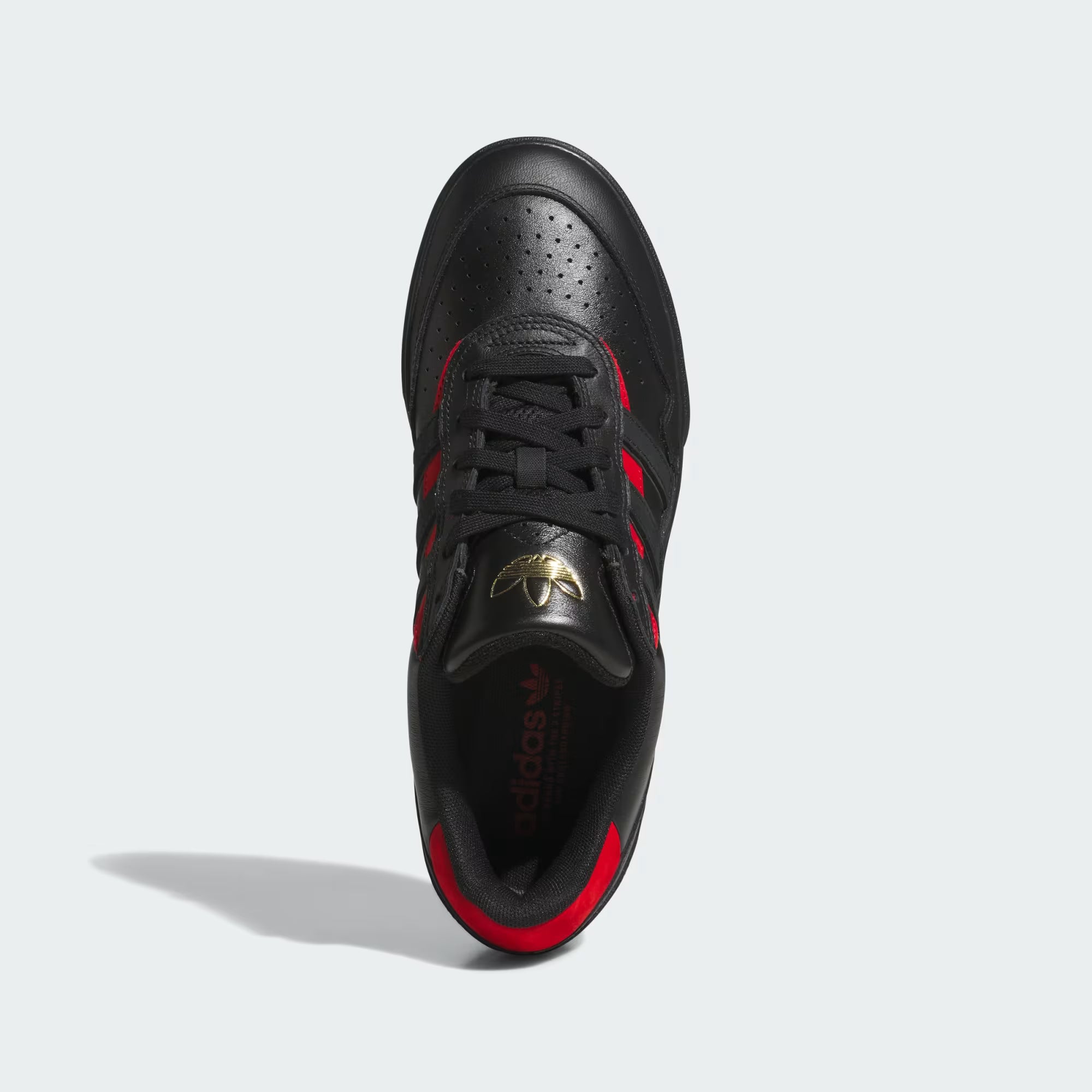 Adidas Tyshawn II in Core Black/Core Black/Better Scarlett