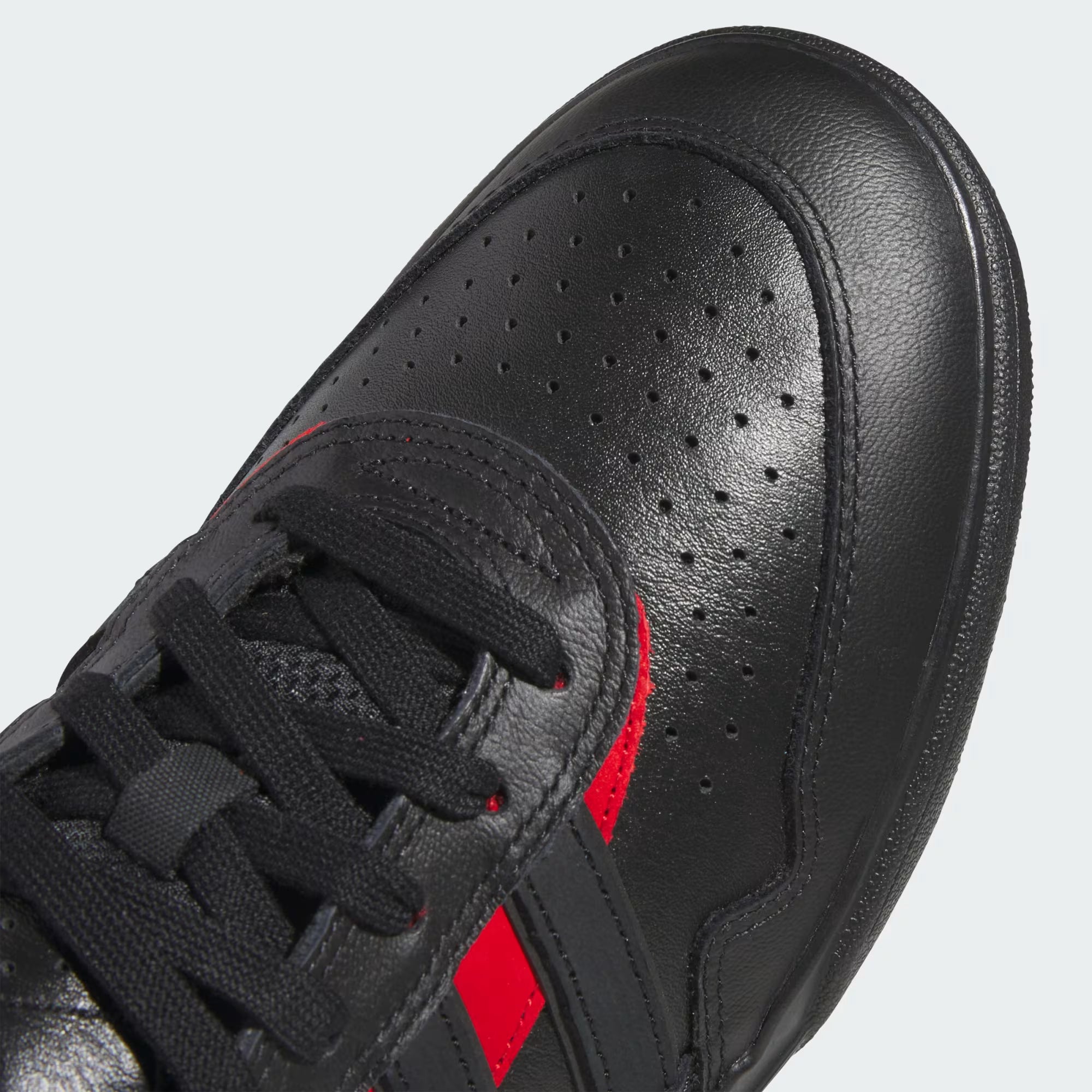 Adidas Tyshawn II in Core Black/Core Black/Better Scarlett