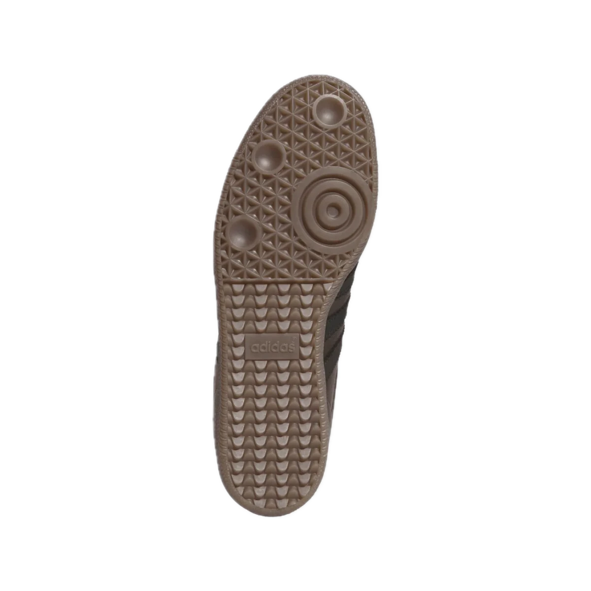 Adidas Samba ADV in Dark Brown/Core Black/Gum - Goodnews Skateshop