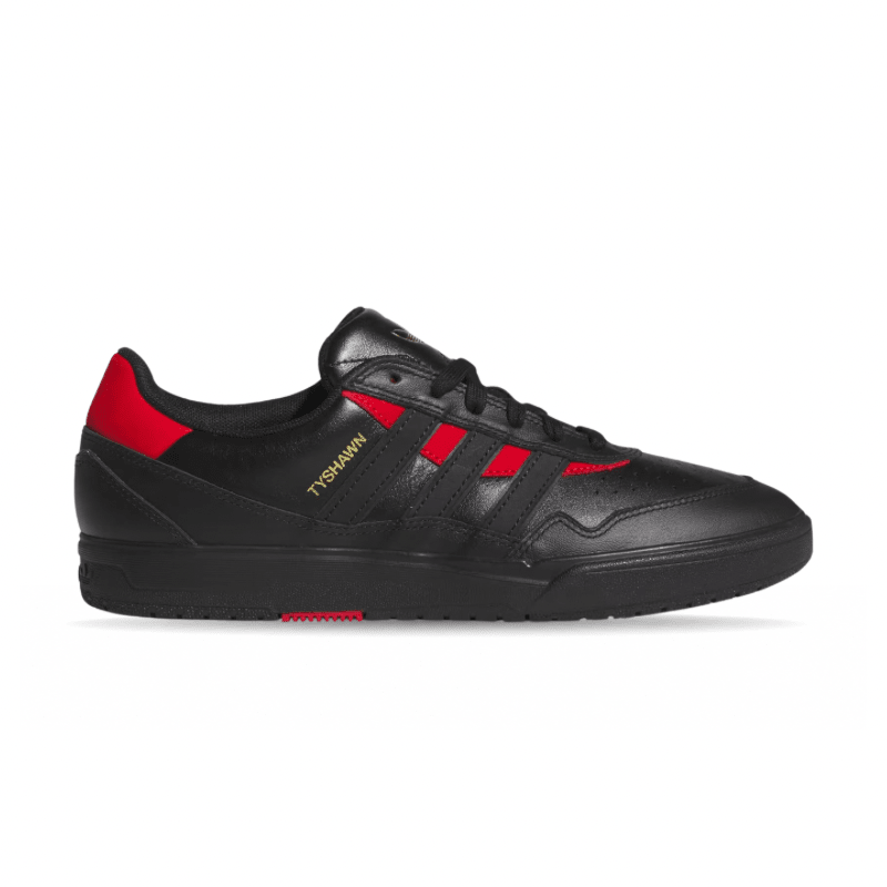 Adidas Tyshawn II in Core Black/Core Black/Better Scarlett - Goodnews Skateshop