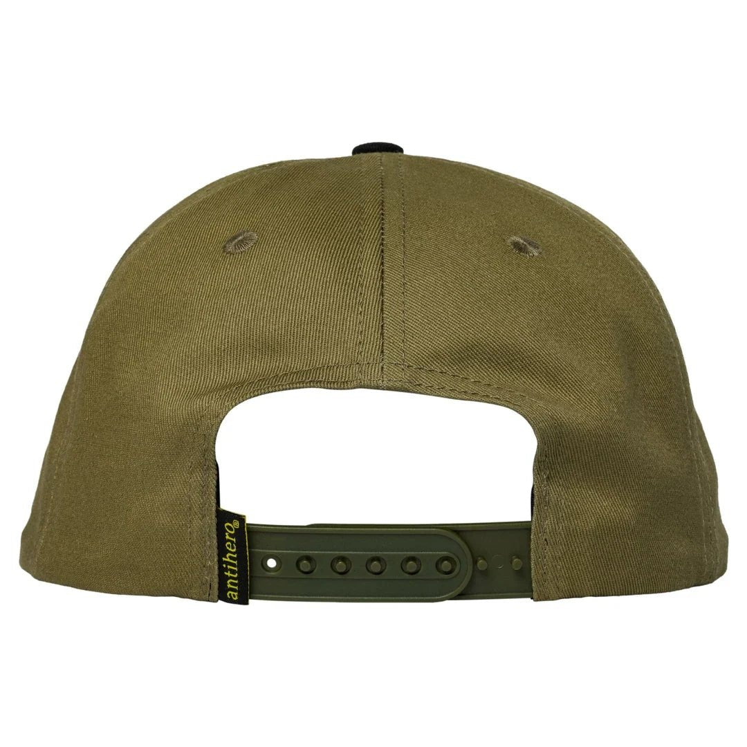 Antihero Basic Eagle Snapback Hat in Tan/Black - Goodnews Skateshop