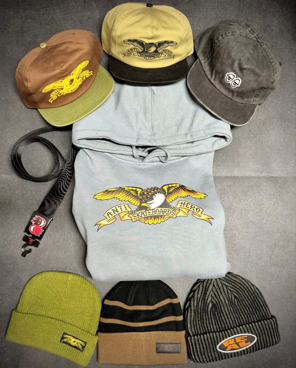 Antihero Eagle Hoodie in Slate - Goodnews Skateshop
