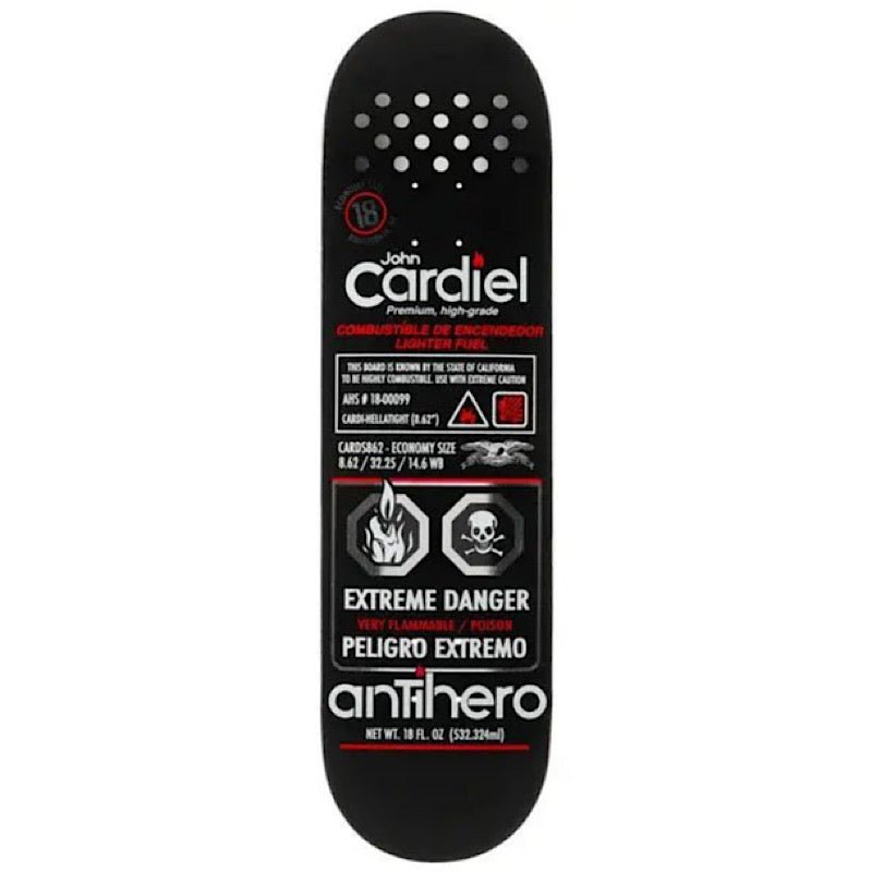 Antihero John Cardiel Fueled Up Deck 8.62 - Goodnews Skateshop