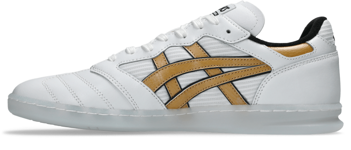 ASICS Leggerezza FB in White/Pure Gold - Goodnews Skateshop