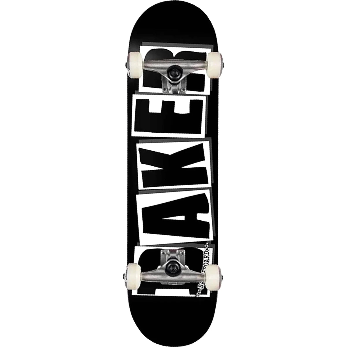 Baker Brand Logo Black Complete Skateboard Deck 8.25 - Goodnews Skateshop