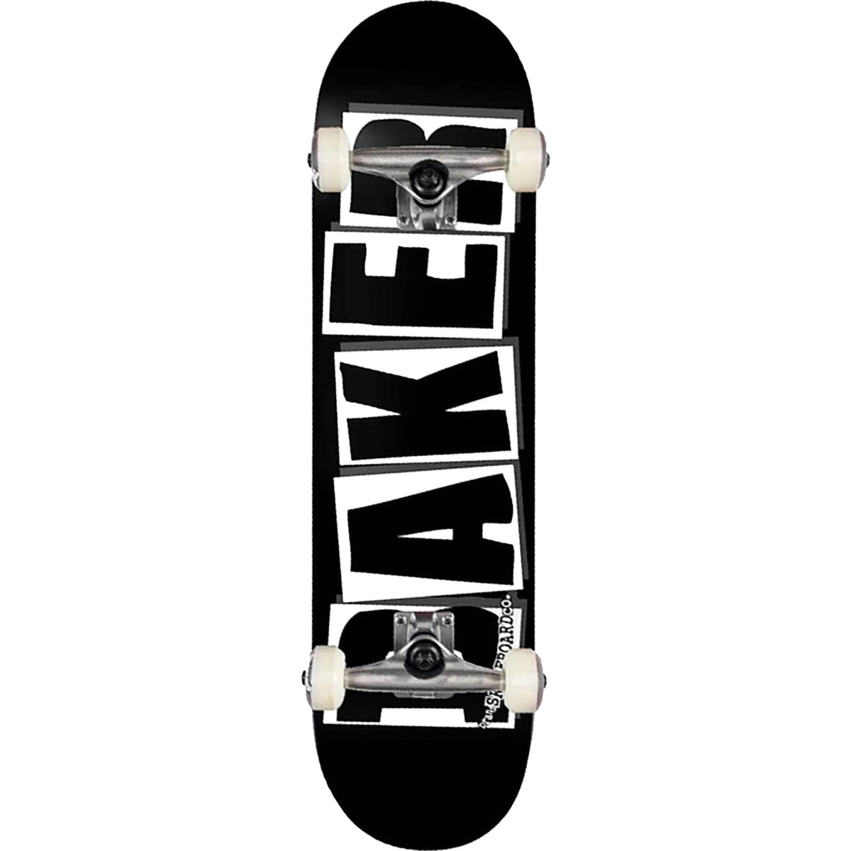 Baker Brand Logo Black Complete Skateboard Deck 8.25
