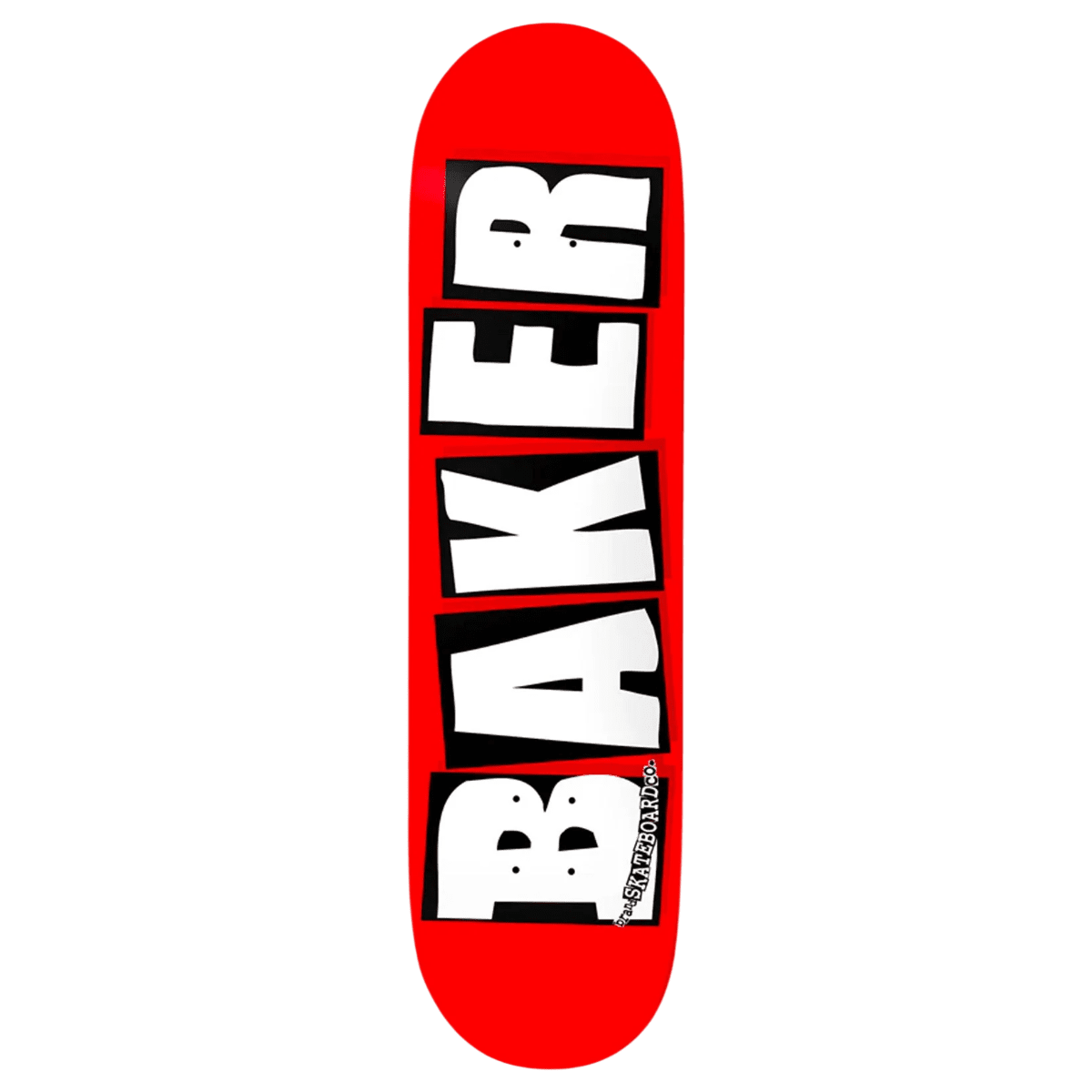 Baker Brand Logo White Deck 8.5 - Goodnews Skateshop
