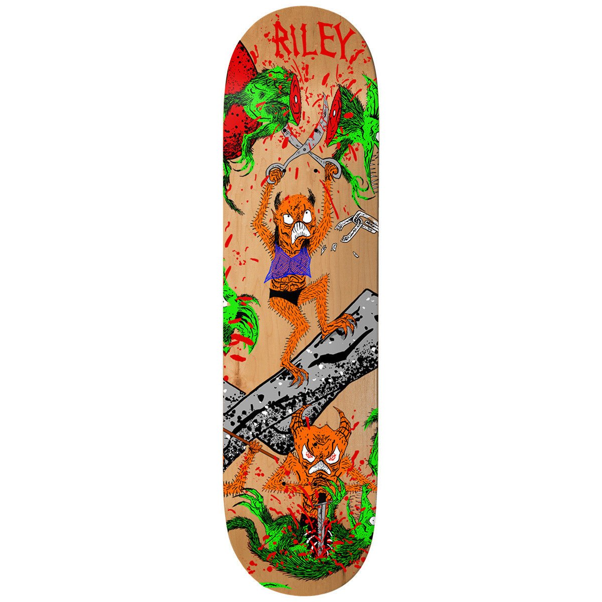 Baker Riley Hawk Toxic Rats Deck 8.125 - Goodnews Skateshop