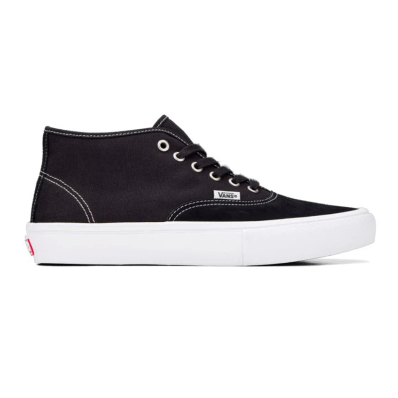 Vans Skate Authentic Mid in Black/White