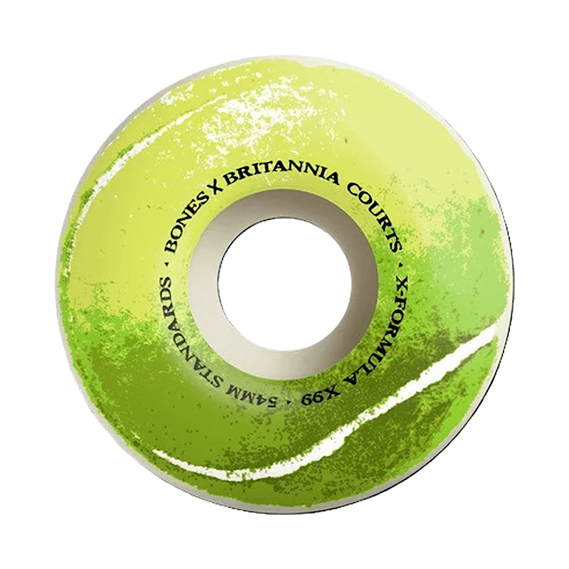 Bones X - Formula Britannia Courts V1 Wheels 99a 54mm - Goodnews Skateshop