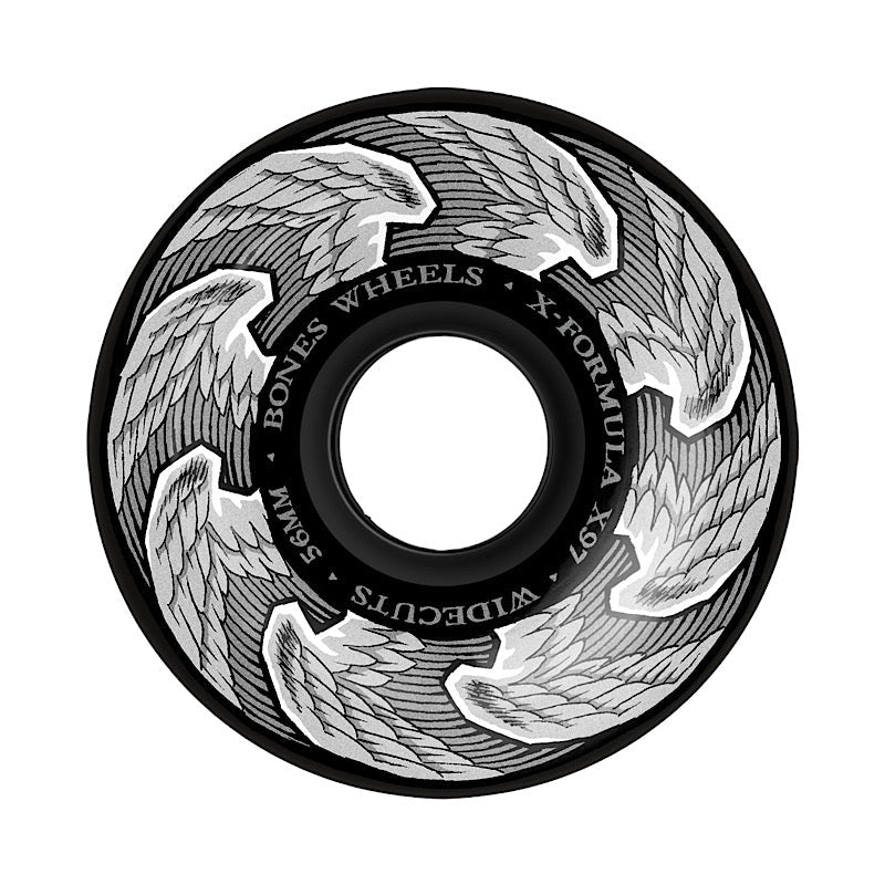 Bones X - Formula Death Angels V6 Wheels 97a 55mm in Black - Goodnews Skateshop