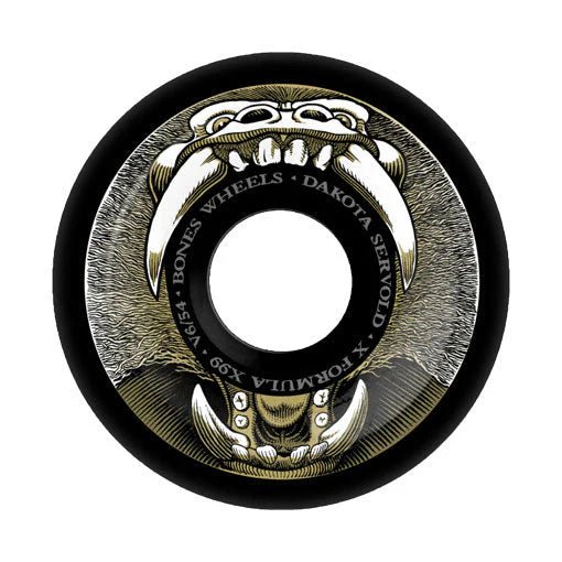 Bones X - Formula Servold Baboonatic V6 Wheels 99a 56mm in Black - Goodnews Skateshop