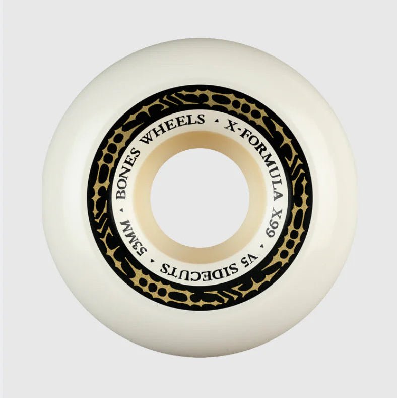 Bones XF Sidecuts V5 Wheels 99a 53mm - Goodnews Skateshop