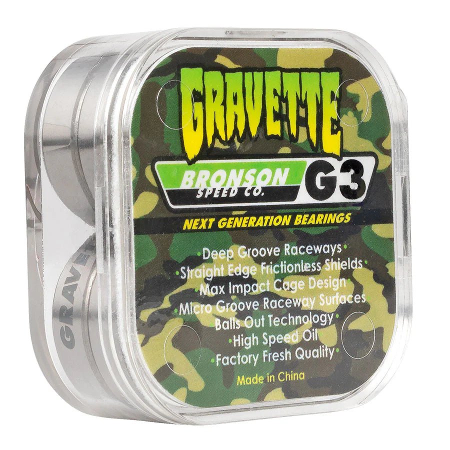 Bronson David Gravette G3 Bearings - Goodnews Skateshop