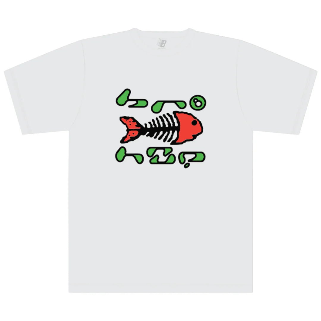 Bronze 56K Fish Tech T-Shirt in White - Goodnews Skateshop