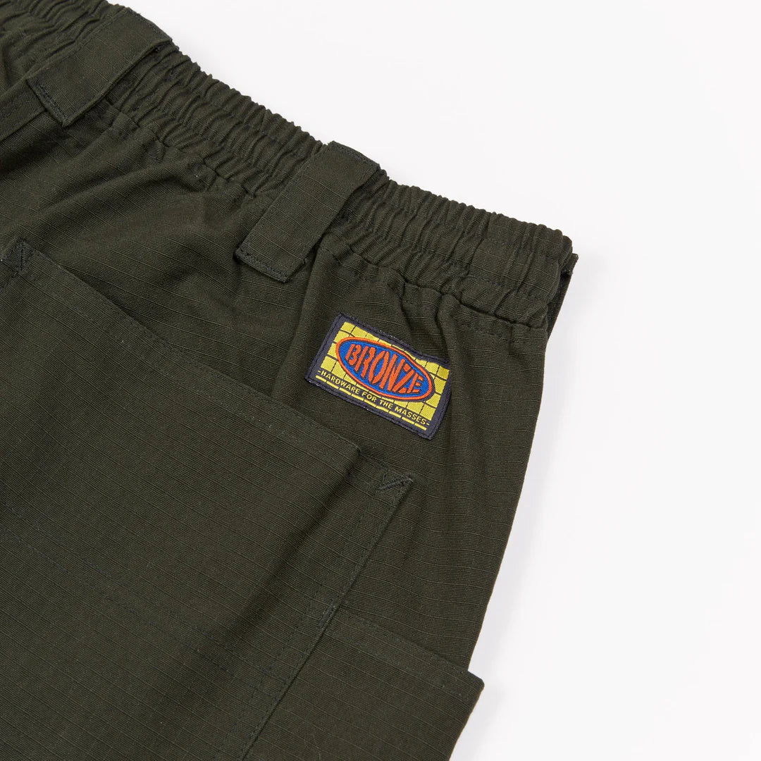 Bronze 56K Ripstop Karpenter Pant in Olive - Goodnews Skateshop