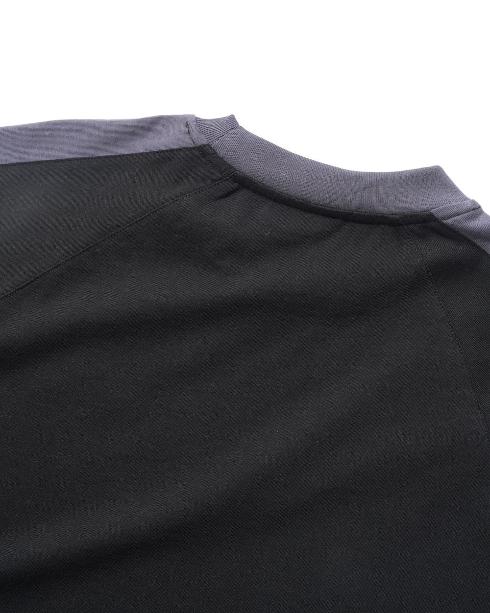 Butter Goods Abseil Panel T-Shirt in Black - Goodnews Skateshop
