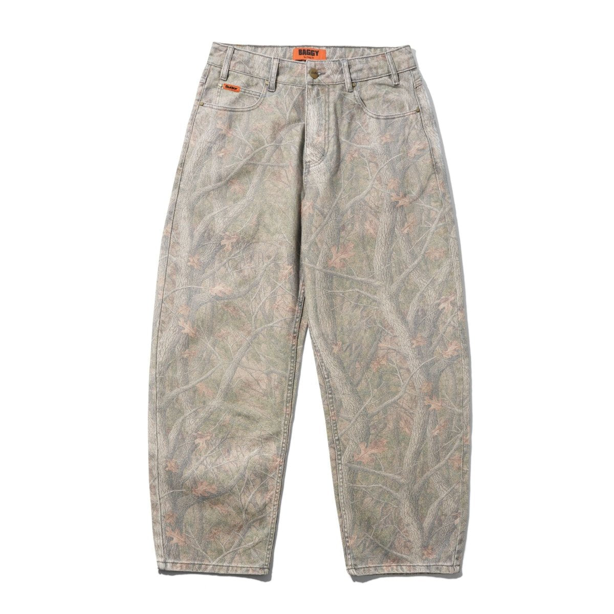 Butter Goods Baggy Denim Jeans in Forest Camo - Goodnews Skateshop