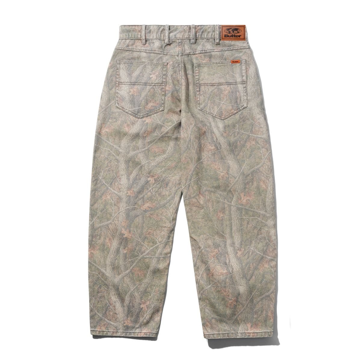 Butter Goods Baggy Denim Jeans in Forest Camo - Goodnews Skateshop