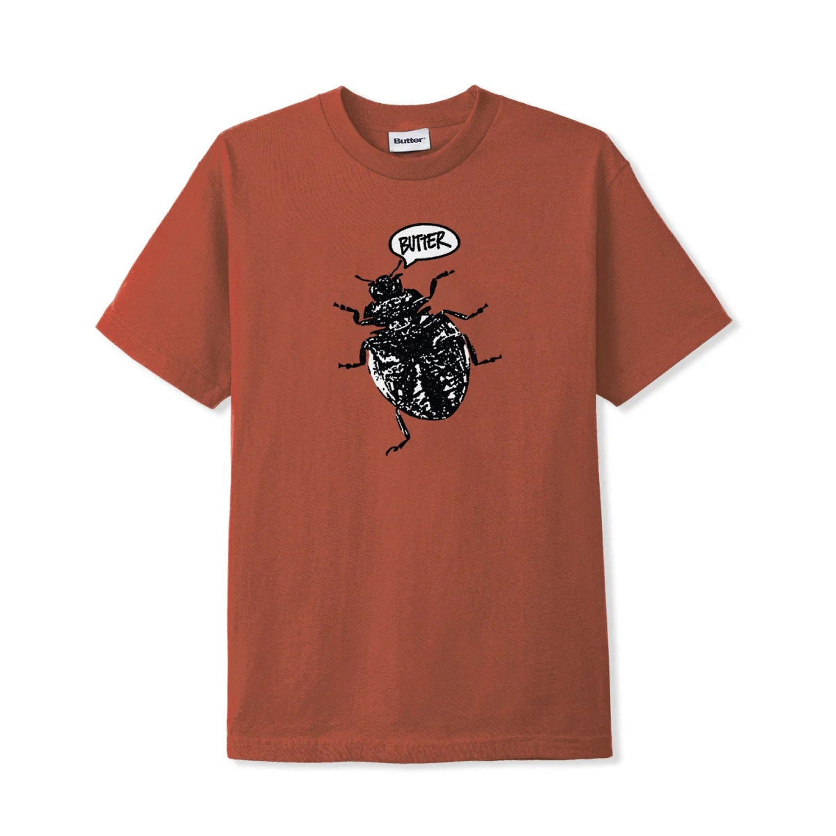 Butter Goods Beetle T-Shirt in Ochre - Goodnews Skateshop