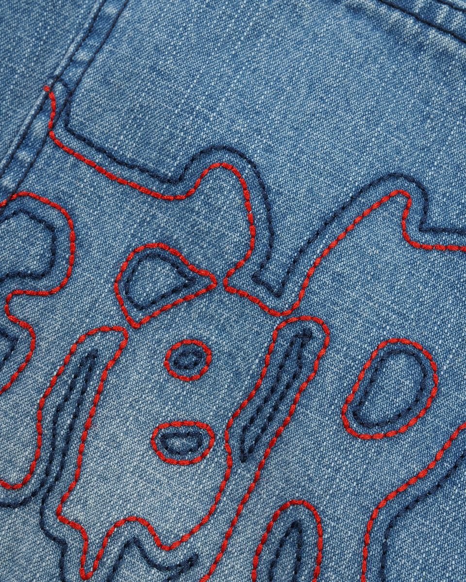 Butter Goods Blotch Denim Jeans in Streaky Blue - Goodnews Skateshop