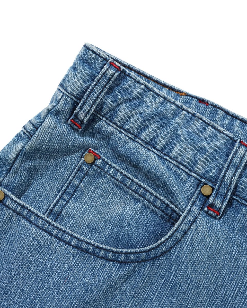 Butter Goods Blotch Denim Jeans in Streaky Blue - Goodnews Skateshop