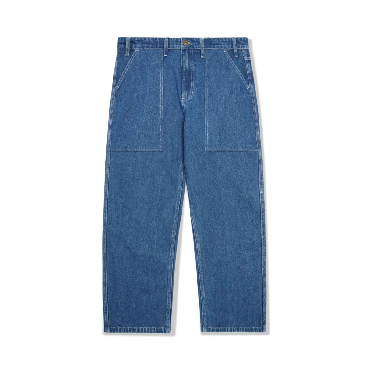 Butter Goods Breakdown Relaxed Denim Jeans in Solid Blue - Goodnews Skateshop