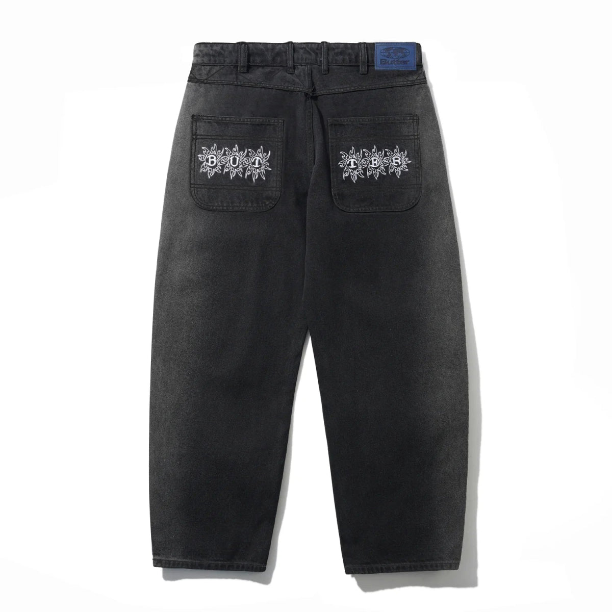 Butter Goods Bronco Denim Jean in Washed Black - Goodnews Skateshop