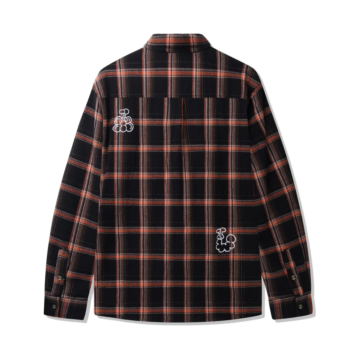 Butter Goods Bugs Flannel Shirt in Black - Goodnews Skateshop