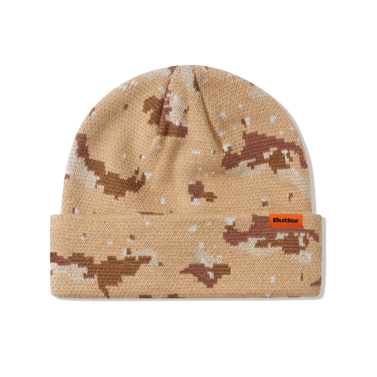 Butter Goods Desert Camo Beanie in Sand - Goodnews Skateshop