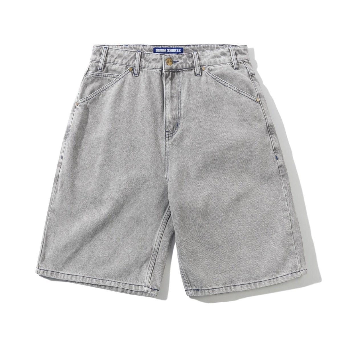 Butter Goods Encounter Denim Shorts in Washed Soft Grey - Goodnews Skateshop