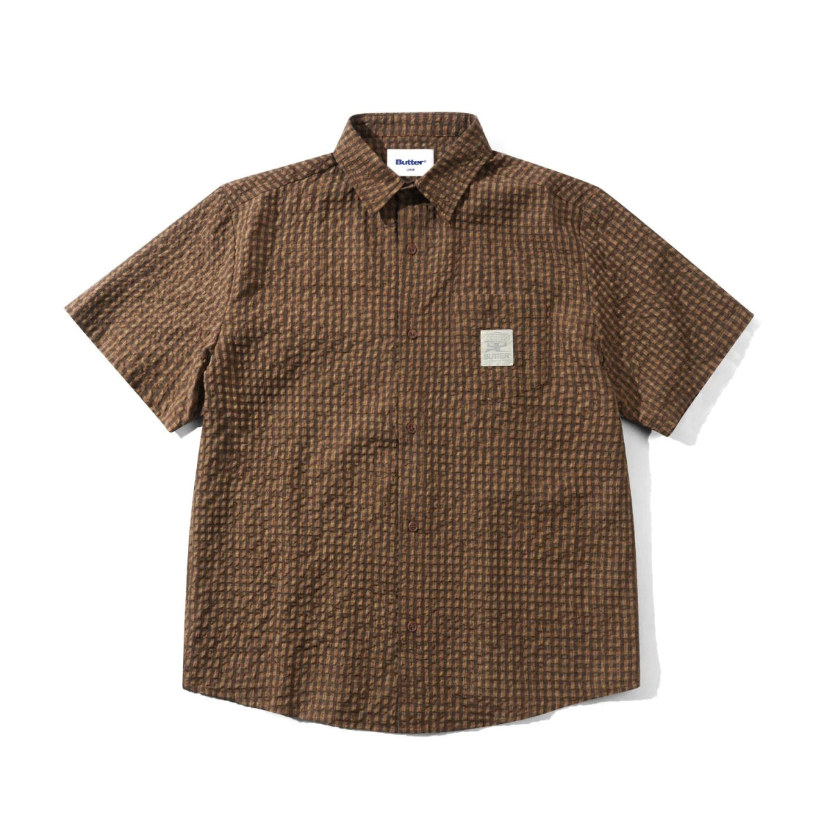 Butter Goods Equipment Shirt in Brown - Goodnews Skateshop