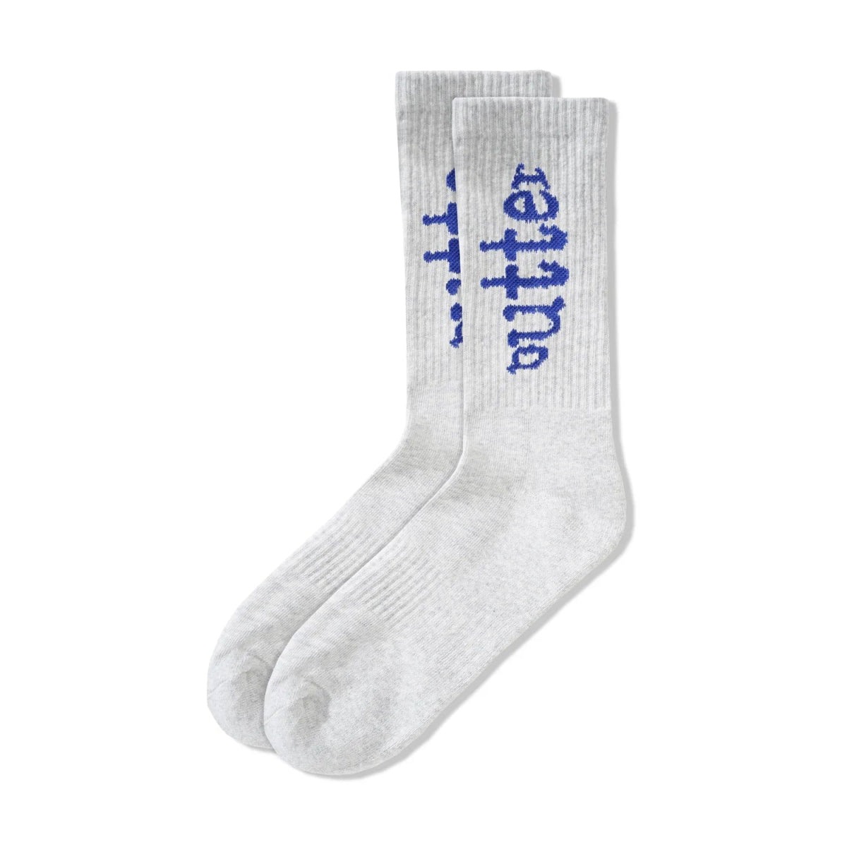 Butter Goods Frenzy Socks in Ash - Goodnews Skateshop