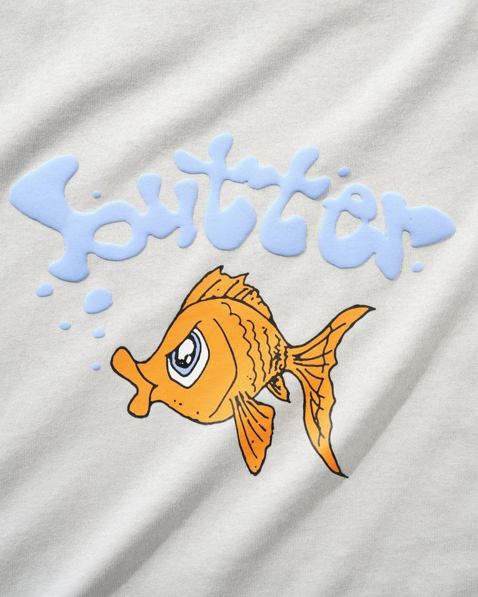 Butter Goods Goldfish T-Shirt in Cement - Goodnews Skateshop