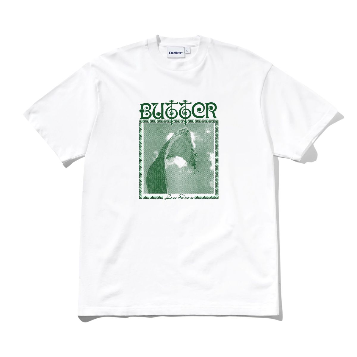 Butter Goods Love Dance T-Shirt in White - Goodnews Skateshop