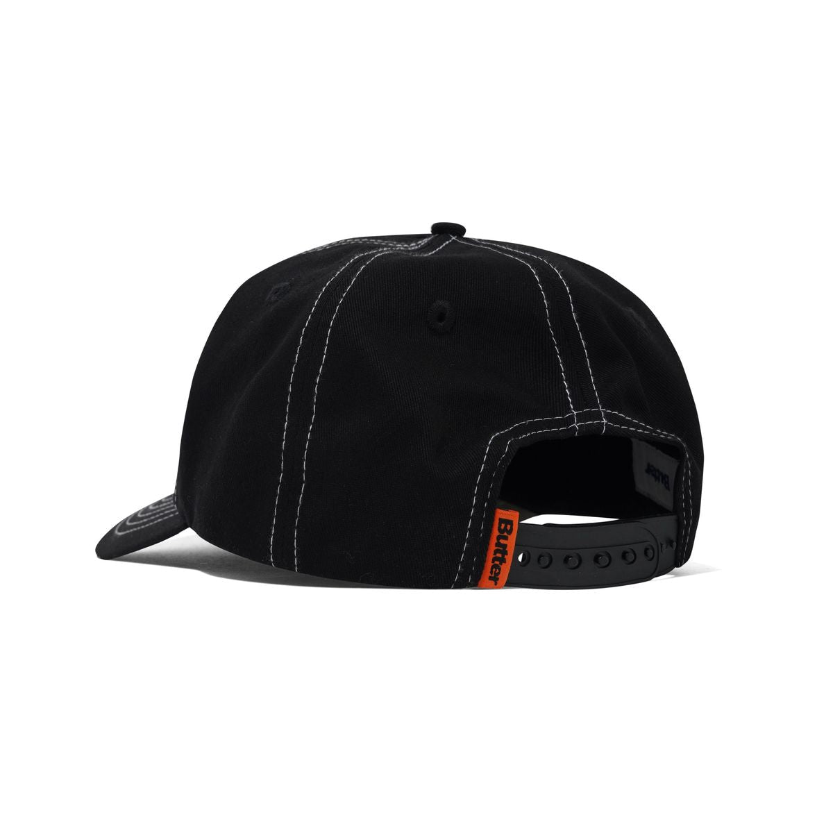 Butter Goods Nail 5 Panel Cap in Black - Goodnews Skateshop
