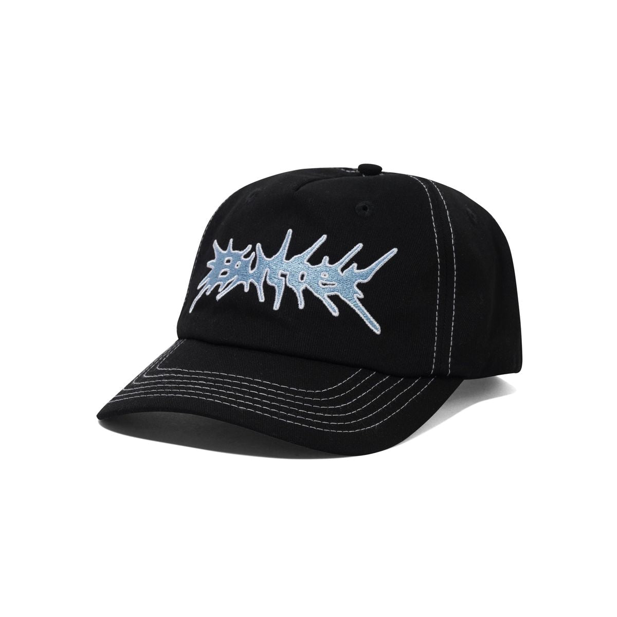 Butter Goods Nail 5 Panel Cap in Black - Goodnews Skateshop