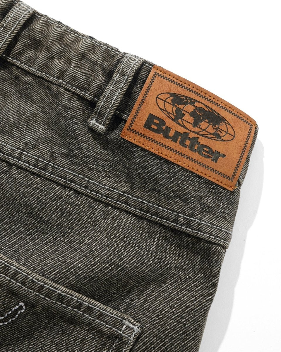 Butter Goods Roach Denim Jean in Black Wash - Goodnews Skateshop