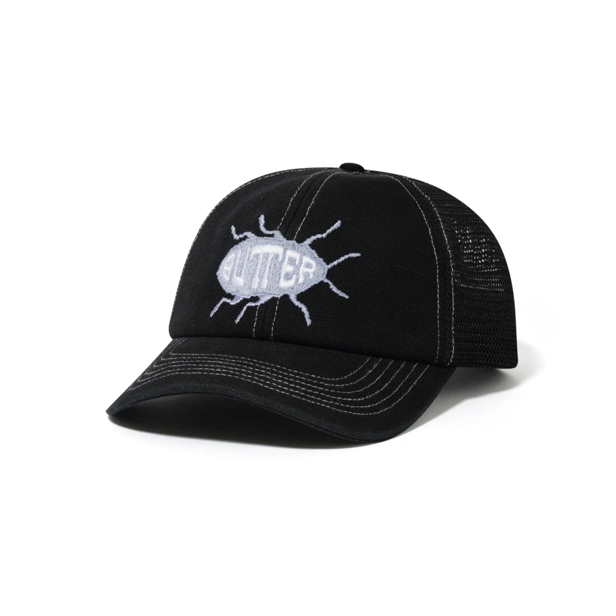 Butter Goods Roach Trucker Cap in Black - Goodnews Skateshop