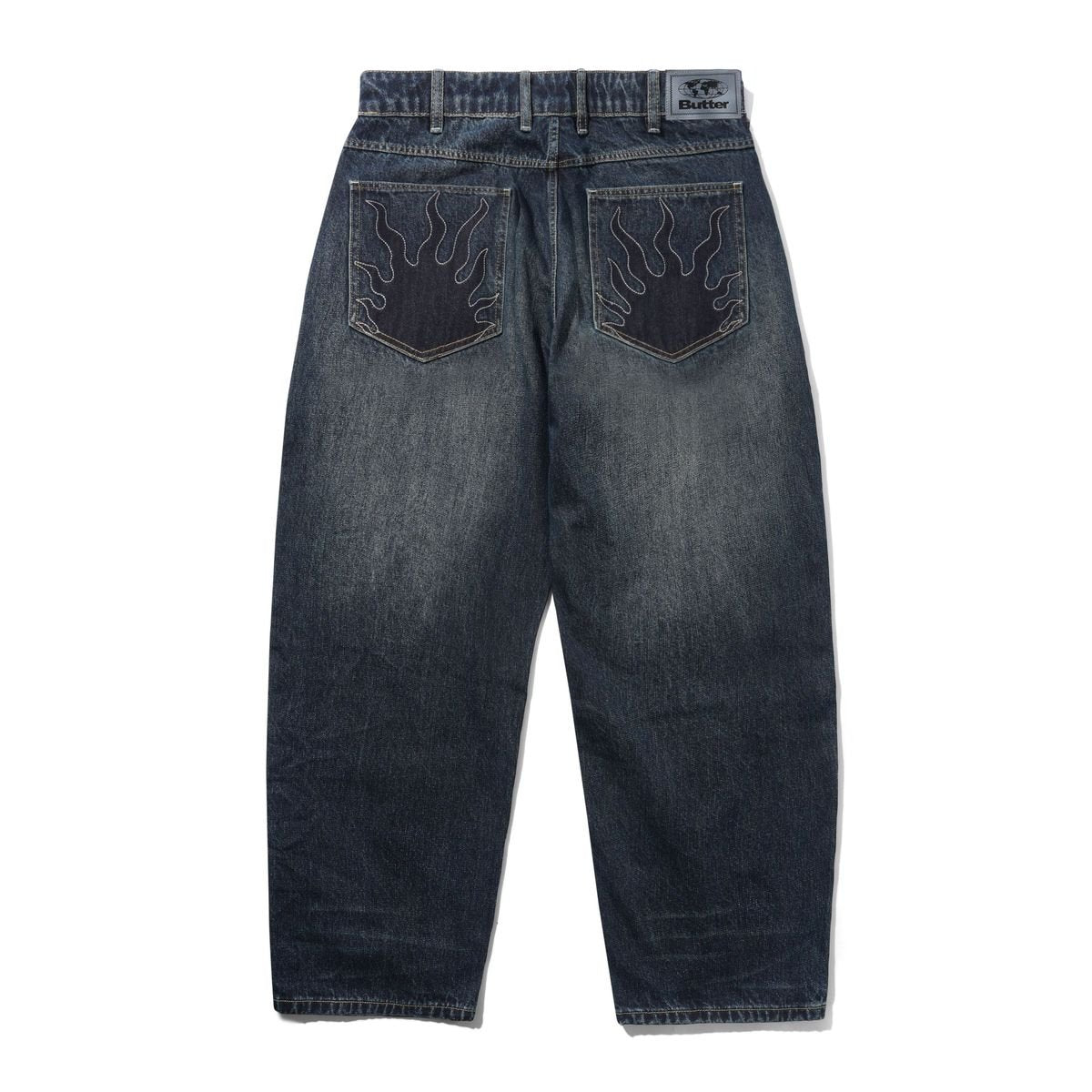 Butter Goods Solar Fade Denim Jeans in Blue Tint Ripple - Goodnews Skateshop