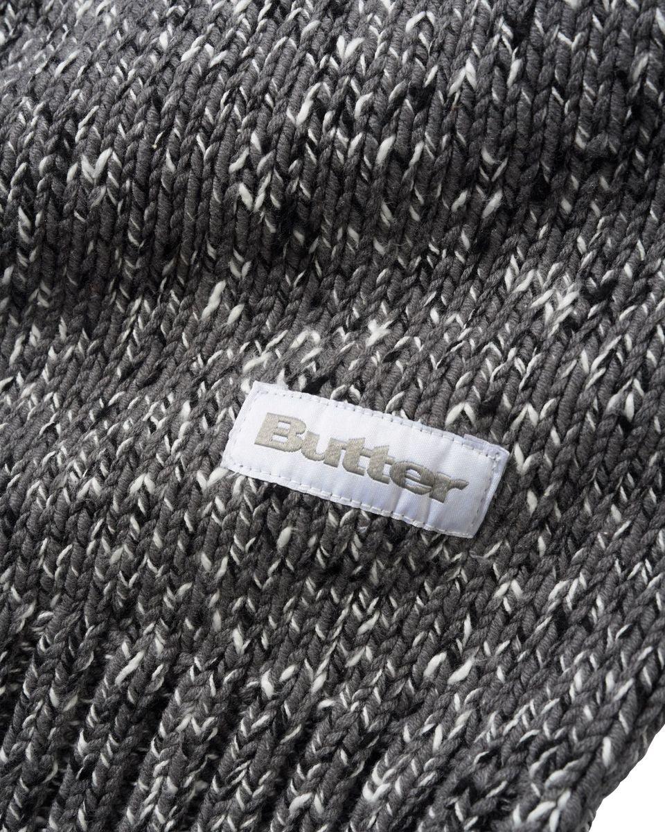 Butter Goods Speckle Knit Sweater in Charcoal - Goodnews Skateshop