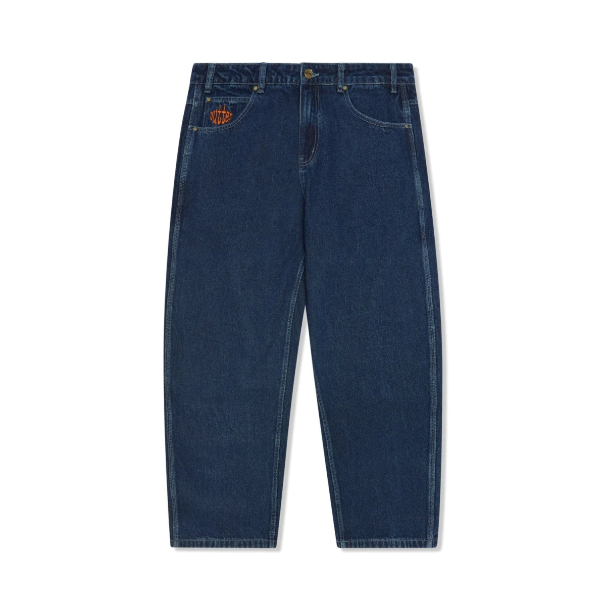 Butter Goods Spider Denim Jeans in Dark Indigo - Goodnews Skateshop