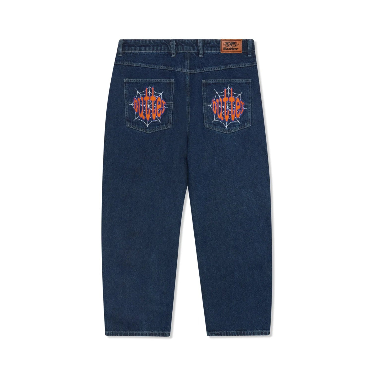 Butter Goods Spider Denim Jeans in Dark Indigo - Goodnews Skateshop