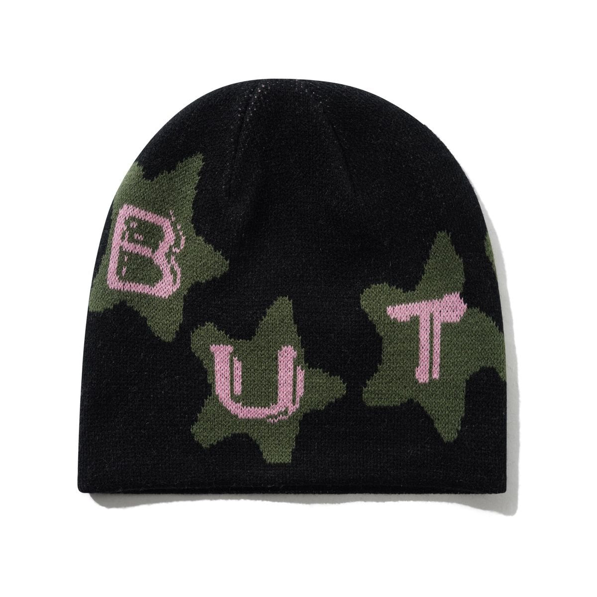 Butter Goods Stars Skully Beanie in Black - Goodnews Skateshop