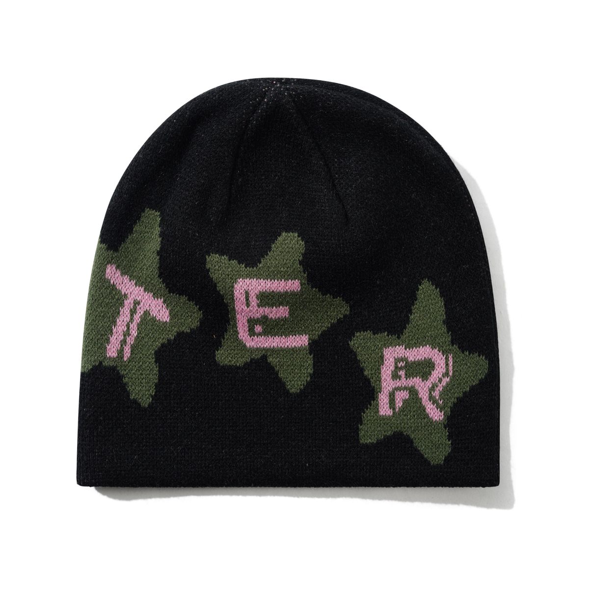 Butter Goods Stars Skully Beanie in Black - Goodnews Skateshop